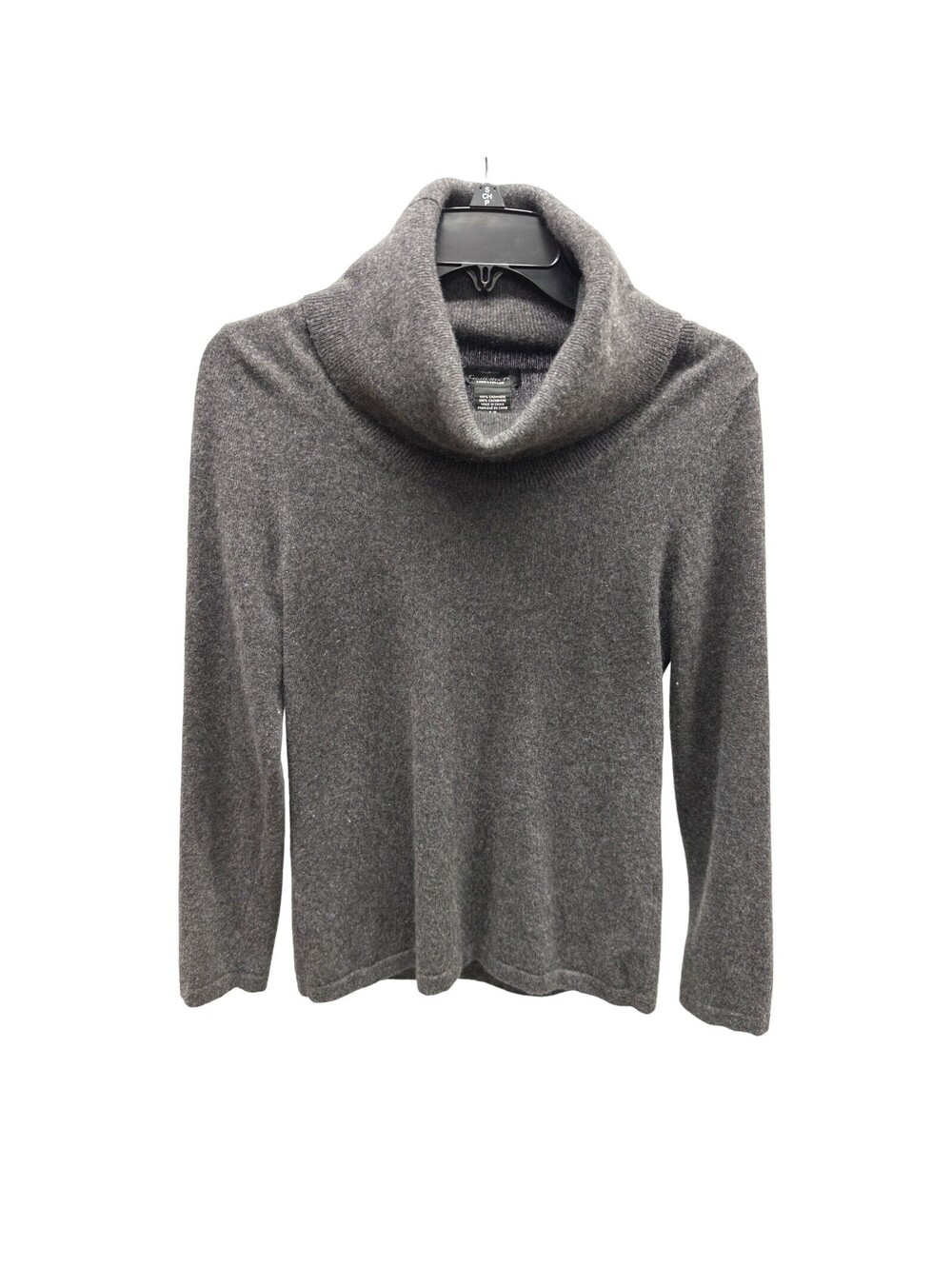 Lord & Taylor 100% Cashmere Funnel Neck Sweater Small